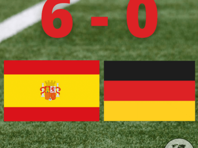 España arrolla a Alemania