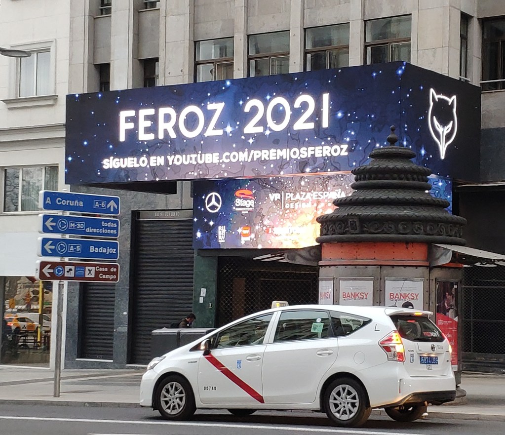 Vista del Teatro Coliseum de Madrid donde se ha celebrado la gala de los Premios Feroz 2021 // Elisa Manrique