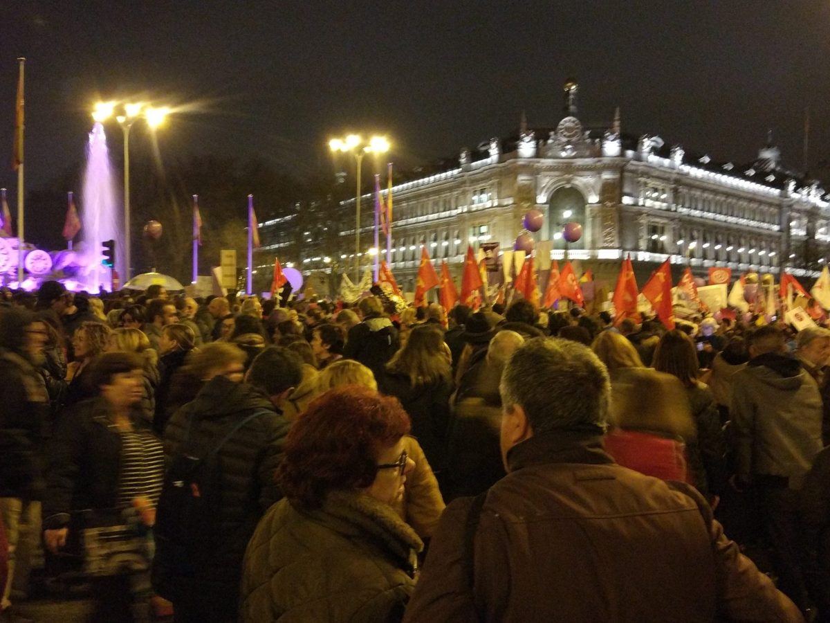 Madrid prohíbe las manifestaciones el 7 y 8 de marzo